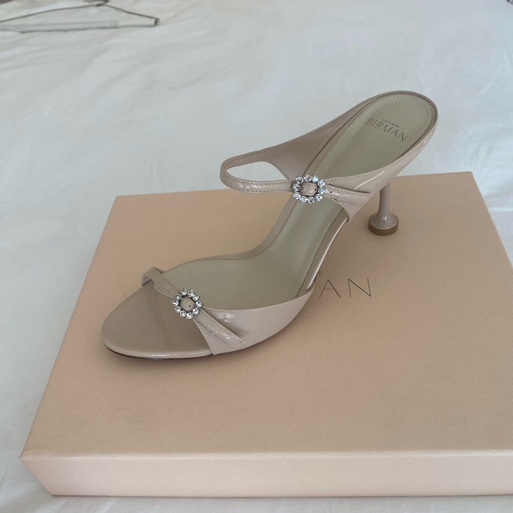 Women's Cream Heeled Sandals